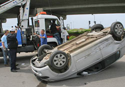 Trabzon'da trafik kazası: 1 yaralı