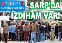 Sarp Kapısı'nda yolcu trafiği yüzde 57 arttı