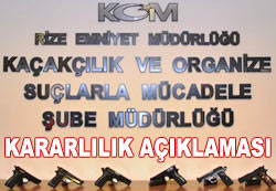 Kaçak silaha geçit verilmeyecek