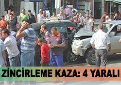 Ardeşen'de trafik kazası: 4 yaralı