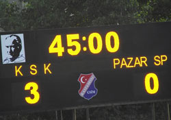 Pazarspor Kastamonu'da fark yedi