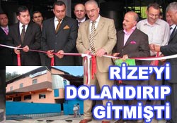 Rize'yi dolandıran Akyüz, tutuklandı