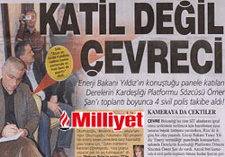 Milliyet'in manşetine yalanlama