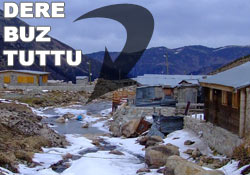 RİZEDE DERELER DONDU