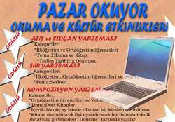 Pazar'da öğrenciler yarışıyor