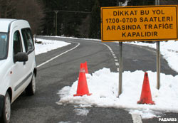 OVİT'TE YOĞUN KAR YAĞIŞI