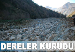 Rize'de son 35 yılın en kurak kışı