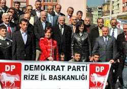 DP Rize il-ilçe yönetimleri istifa etti