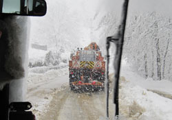 Rize'de 219 köy yolu kapandı