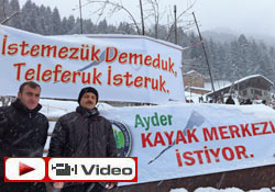 Teleferik ve kayak merkezi talebi