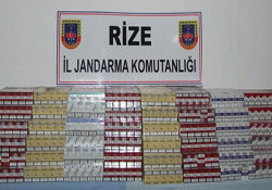 Rize'de jandarma operasyonu