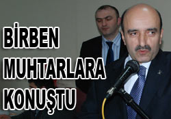 Birben'den muhtarlara yemek