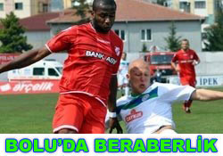 Rizespor Bolu'da 0-0 berabere