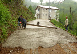 Rize'de yol çalışmaları hız kesmiyor