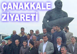 Pazar'dan Çanakkale'ye ziyaret