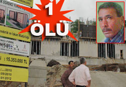 İnşaatta toprak kayması: 1 ölü