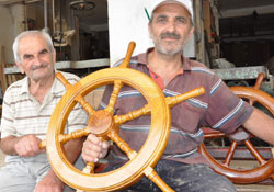 Babadan oğula tekne ustalığı