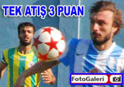 Pazarspor'dan üçlük atış: 1-0