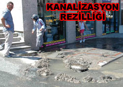 Rize'de kanalizasyon rezilliği!