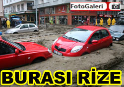 RİZE'DE HASAR BÜYÜK