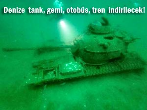 Rize'de denize tank, otobüs, tren indirilecek!