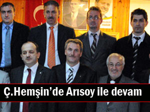 AK Parti Çamlıhemşin'de Arısoy ile devam