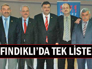 Fındıklı AK Parti'de liste teke düşürüldü