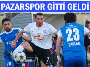 Pazarspor evinde berabere kaldı