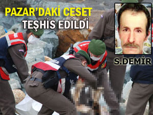 Pazar'daki ceset, Trabzon'da teşhis edildi