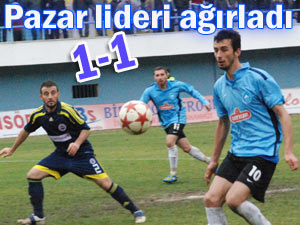 Pazarspor Tarsus ile berabere kaldı: 1-1