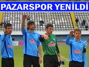 Pazarspor ilk yarıyı mağlubiyetle kapattı