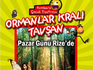 Pazar günü Rize'de çocuklara tiyatro var