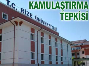 Rize Üniversitesi'ne kamulaştırma tepkisi