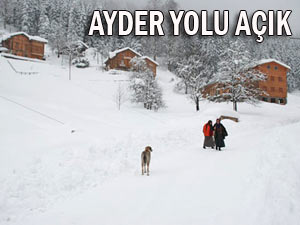 Ayder yayla yolu sürekli açık tutuluyor