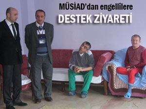 Rize MÜSİAD'dan engellilere destek ziyareti