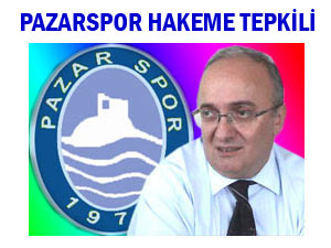 Pazarspor'dan Araklı maçı hakemine tepki