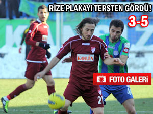 Elazığ Rize'ye evinde plakasını gösterdi: 5-3