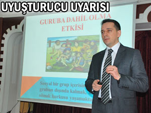 Pazar'da öğrencilere uyuşturucu semineri