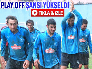 Pazarspor, Play Off için yeniden umutlandı