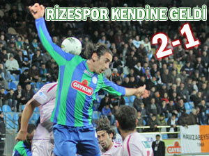 Rizespor evinde 7 maç sonra ilk kez kazandı