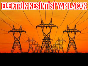 RİZE VE İLÇELERİNDE ELEKTRİK KESİNTİSİ