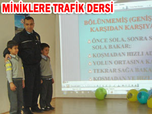 HEMŞİN POLİSİNDEN TRAFİK EĞİTİMİ