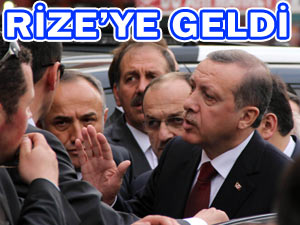 Başbakan Erdoğan memleketi Rize'de