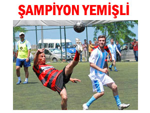 18-30 Yaş futbolda Şampiyon Yemişli Köyü