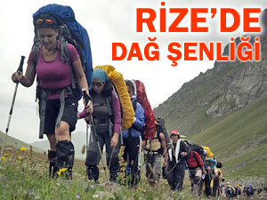 Rize'de Uluslararası Dağcılık ve Turizm Şenliği