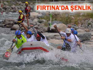 Fırtına'da uluslararası rafting şampiyonası