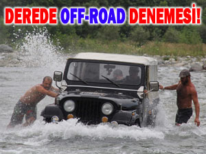 Fırtına'da Off-Road şovu yarım kaldı!