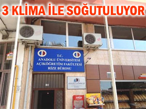 AÖF bürosunu, bir yaz sıcağı bir de fırın vurdu!