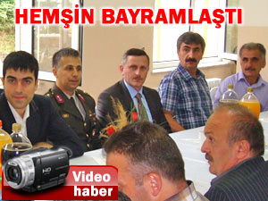 HEMŞİN’DE YEMEKLİ BAYRAMLAŞMA