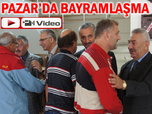 PAZAR, BELEDİYE'DE BAYRAMLAŞTI